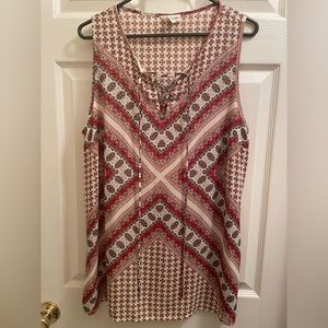 Abstract Dressy Tank